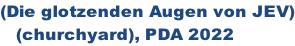 (Die glotzenden Augen von JEV)    (churchyard), PDA 2022